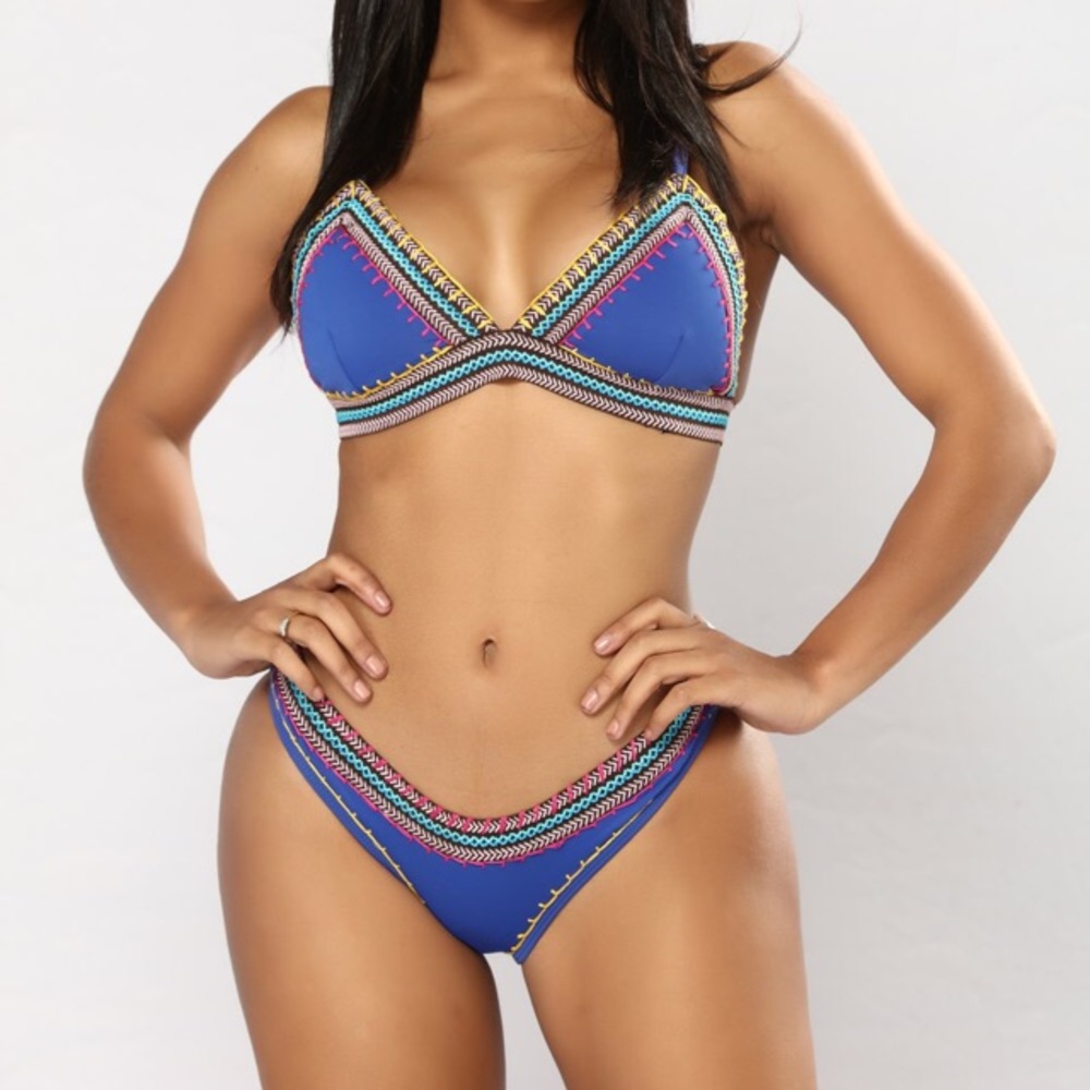 Fashion Nova Crochet Hey Hey Bikini set